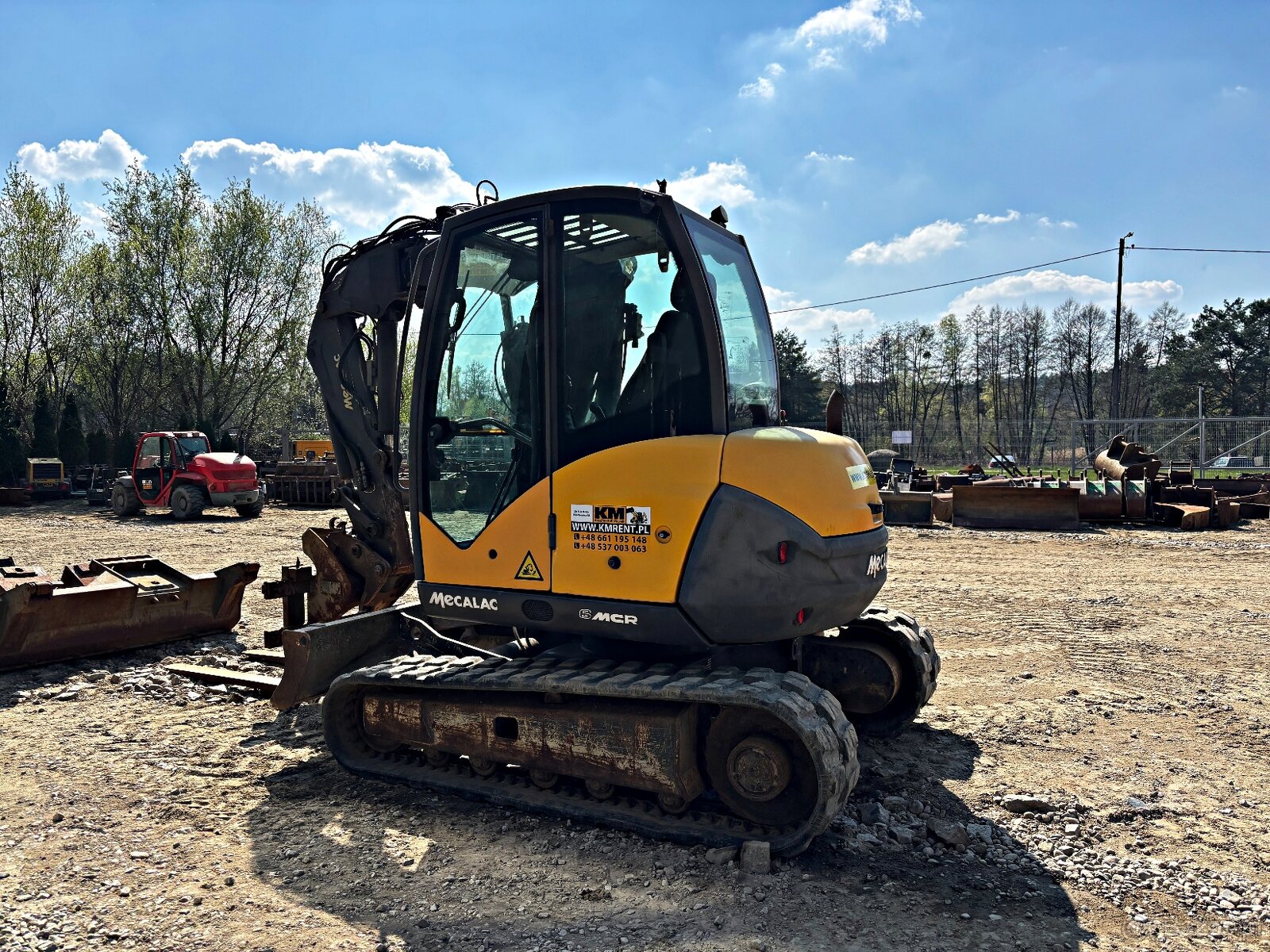 Mecalac 6 MCR MINI-KOPARKA 2014R. MTH: 2887 | 8 MCR JCB 805 - 12