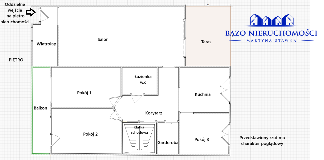 Kiełczewo dom w zabudowie szeregowej ( 2 mieszkania ) blisko - 12