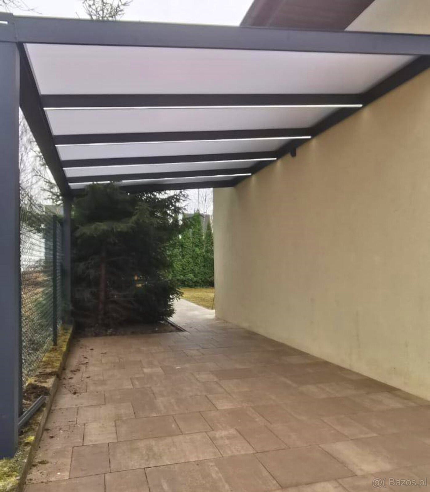 Wiata carport aluminiowe zadaszenie na samochód - 12