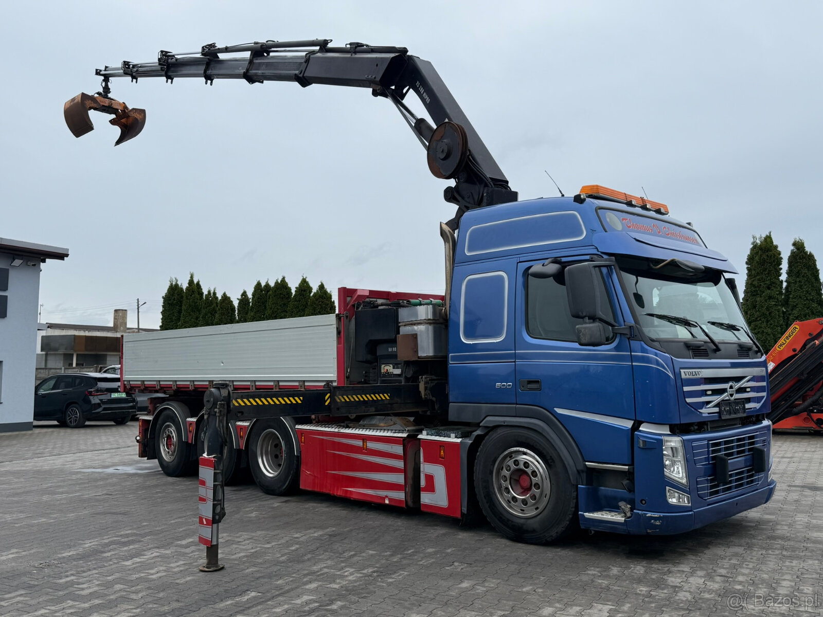 VOLVO FM500 8x4 tridem Hiab XS288-EP5 radio - 12