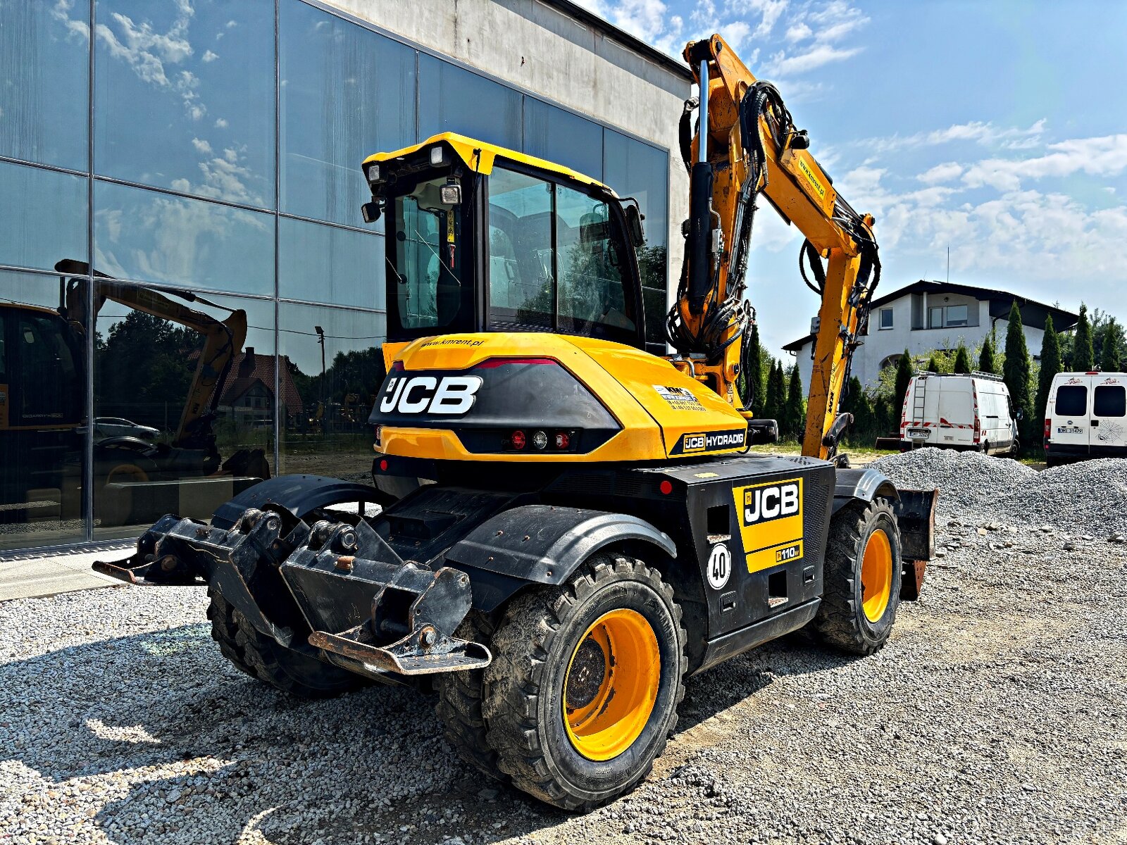 JCB HD110WT 4F KOPARKA KOŁOWA HYDRADIG POWERTILLT 2018R | LI - 12