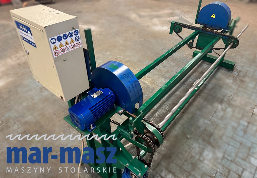 Obrzynarka dwu piłowa poprzeczna do drewna O2p-315 - 12