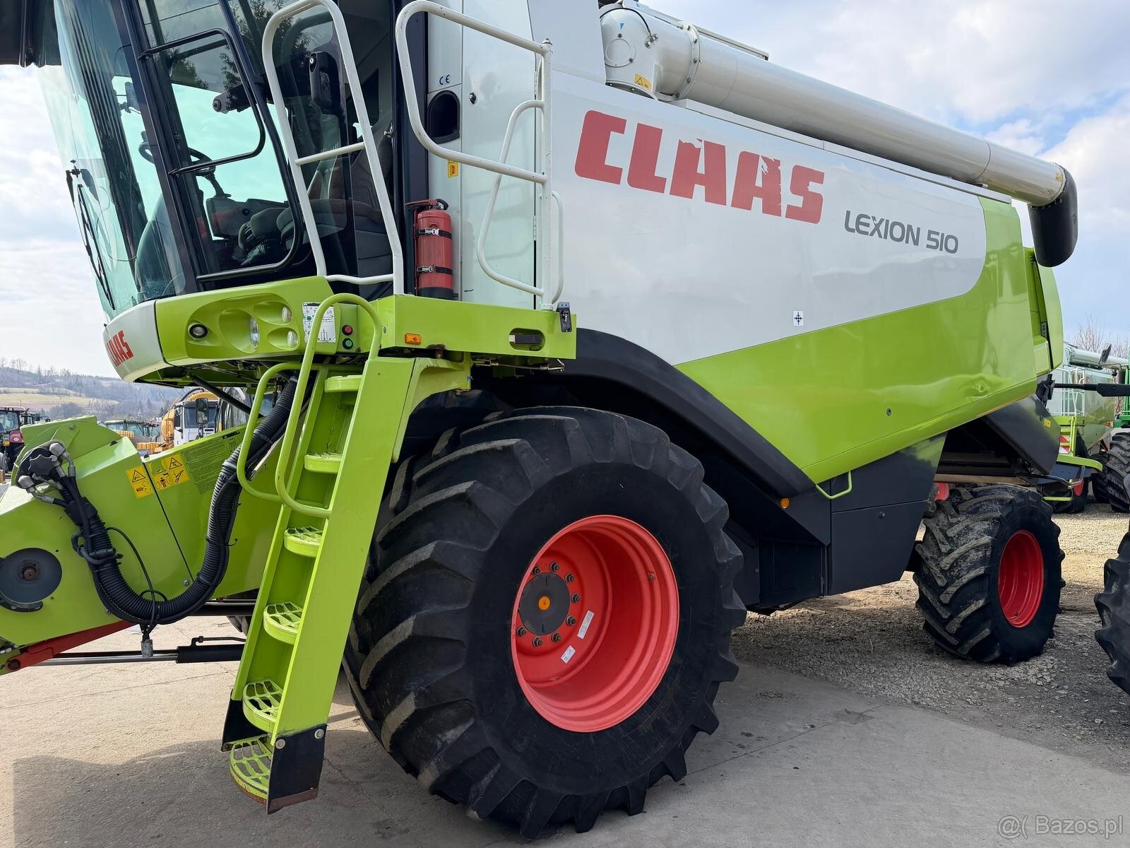 Kombajn Zbozowy Claas Lexion 510 rok 2008 sprowadzony Ko - 12