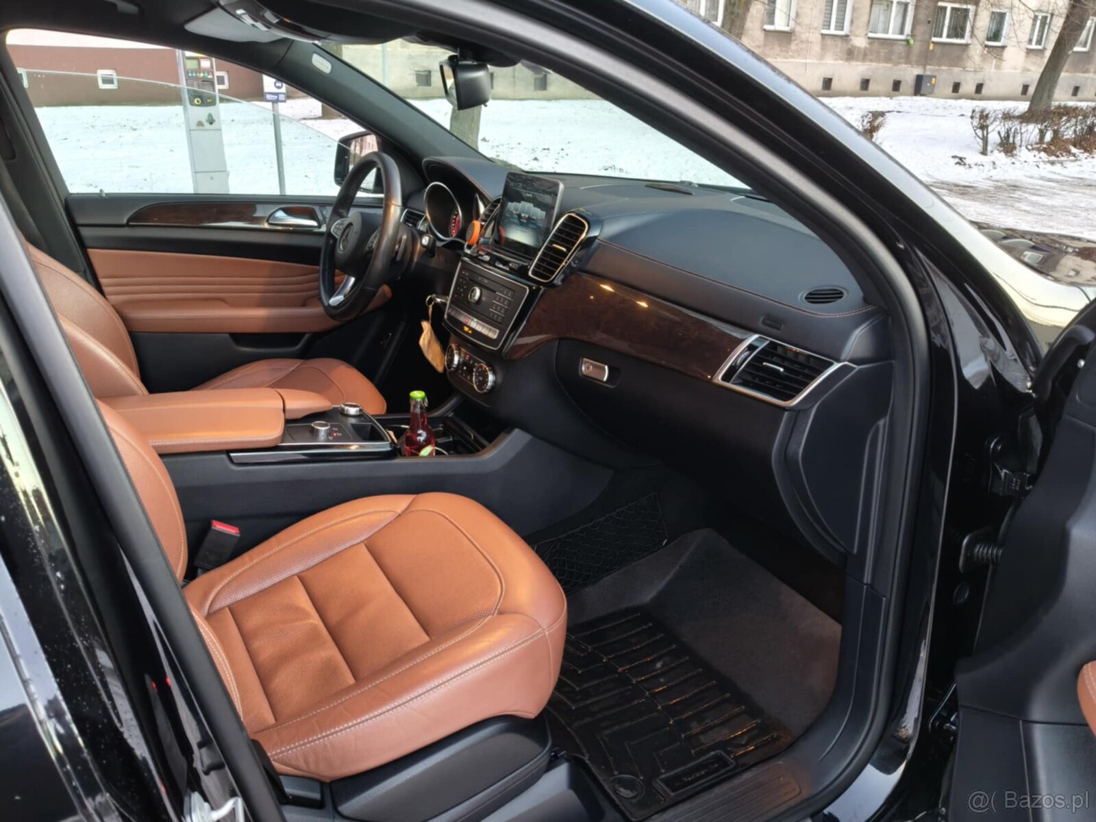 GLE 3.0 CDI COUPE 4-MATIC STAN BDB BRĄZOWA SKÓRA - 12