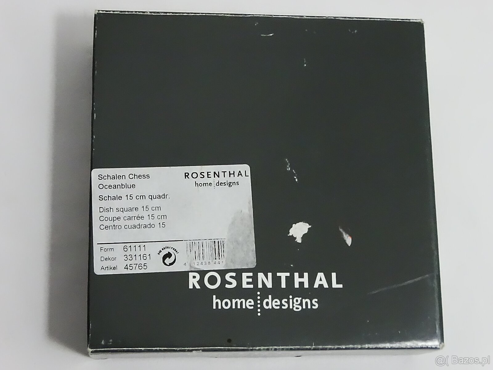 Szklana misa dekoracyjna Rosenthal Form 61111, Dekor 331161, - 12