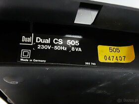 Gramofon Dual CS 505 - 12