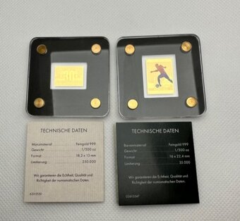 Niemcy. Medal ND 2x1/500 Oz oro (.999) - 12