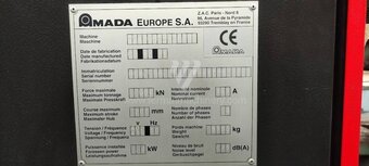 AMADA HFT 80-25 — prasa krawędziowa CNC, 2001 (241152) - 12