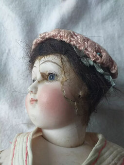 Antyczna lalka do renowacji. Znak firmowy do identyfikacji. - 12