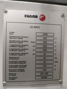 prasa mimosrod. LE 400 C - komplet. linia r. 2008 - 12