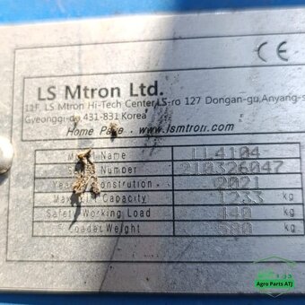 Ładowacz czołowy TUR LS LL4104 – LS MT3.60 / MT3.50 - 12