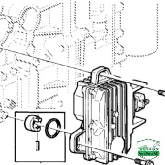 Silniczek elektryczny Skrzyni Biegów AL112507 John Deere 761 - 12