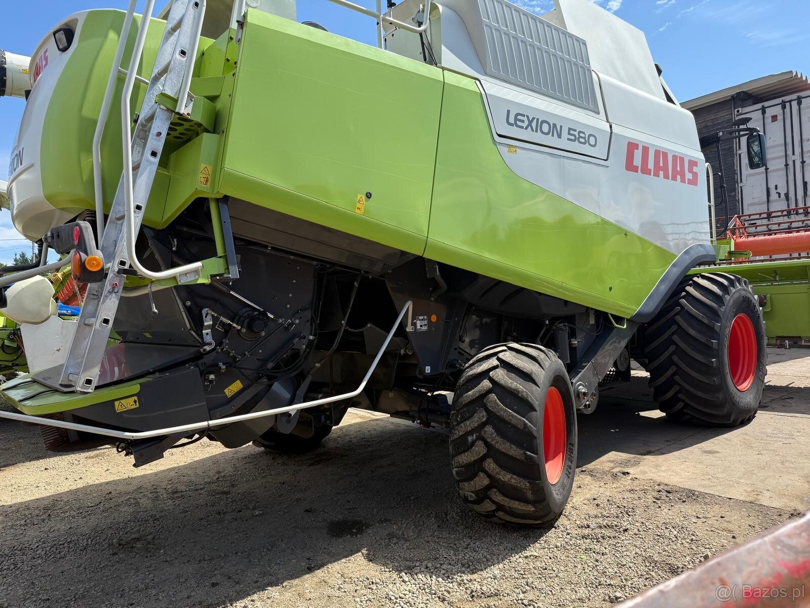 Kombajn zbożowy Claas Lexion 580 heder V750 laser pilot spro - 13