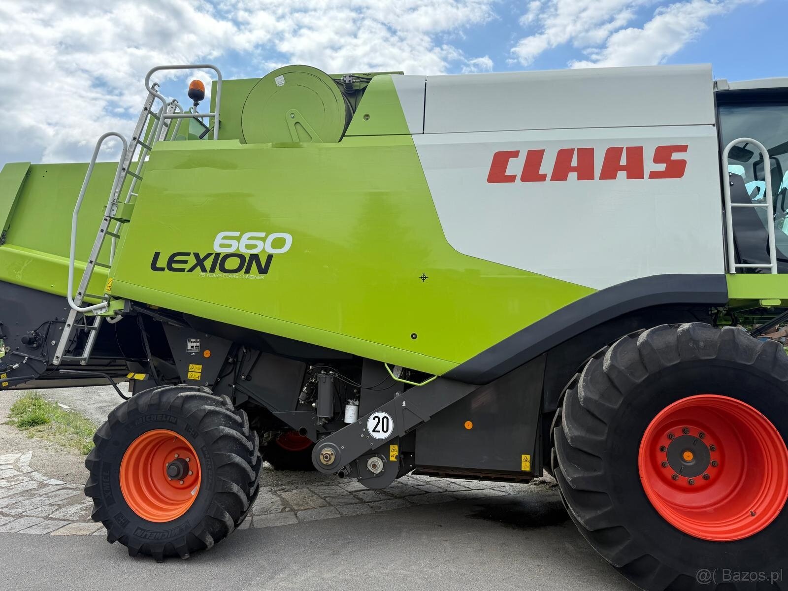 Kombajn zbożowy Claas Lexion 660 heder V750 rok pro 2011 spr - 13