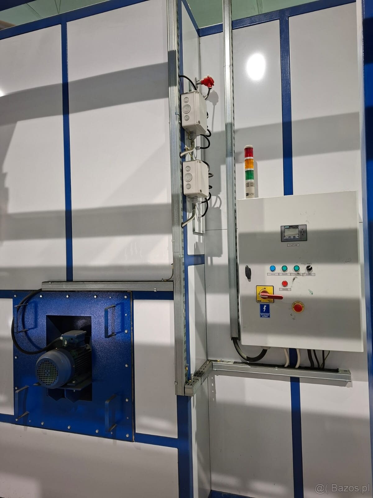 Kompletna linia lakierni proszkowej, kabina + piec + Wagner - 13