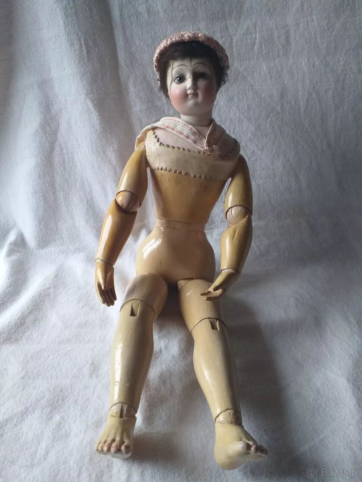 Antyczna lalka do renowacji. Znak firmowy do identyfikacji. - 13