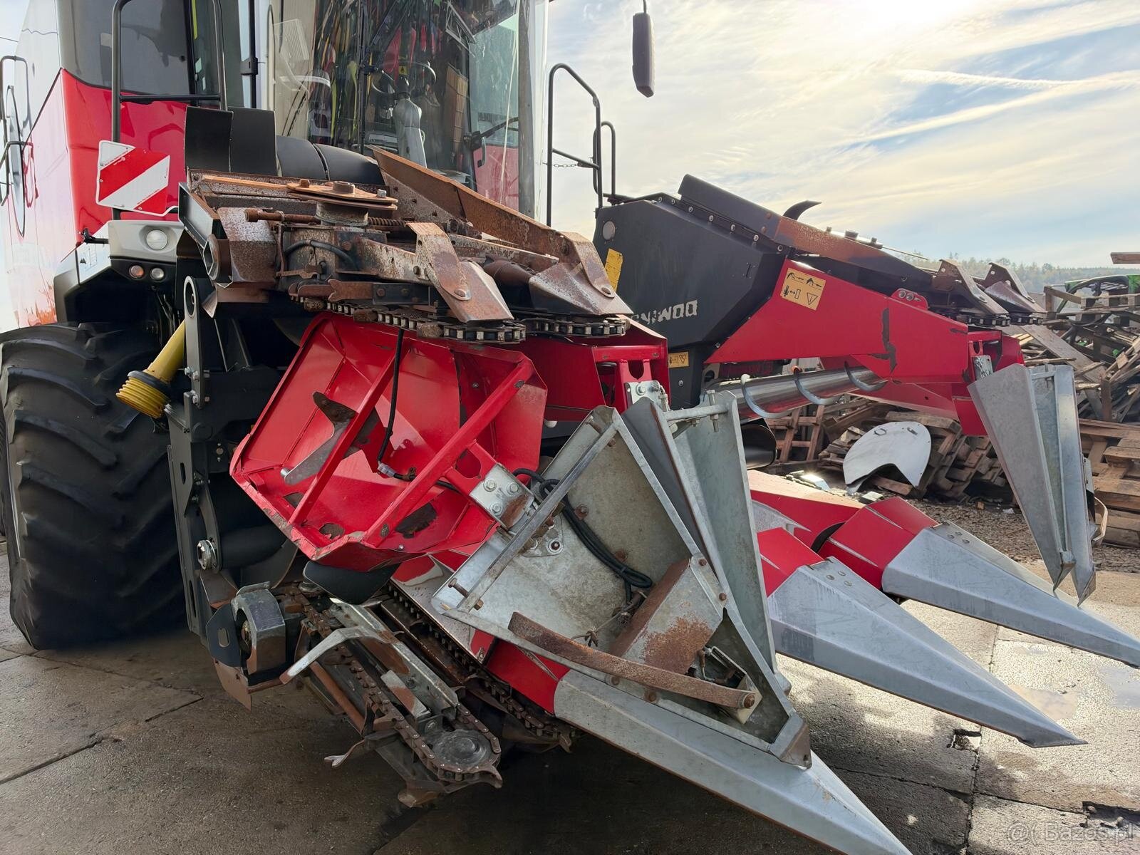 Kombajn Zbozowy Massey Ferguson 7380 Centora + Heder do kuk - 13
