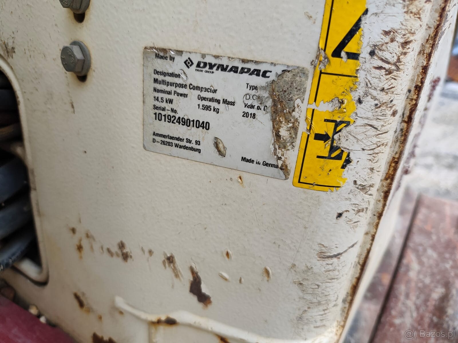 Walec okołkowany Dynapac D'one (Bomag BMP 8500) - 13