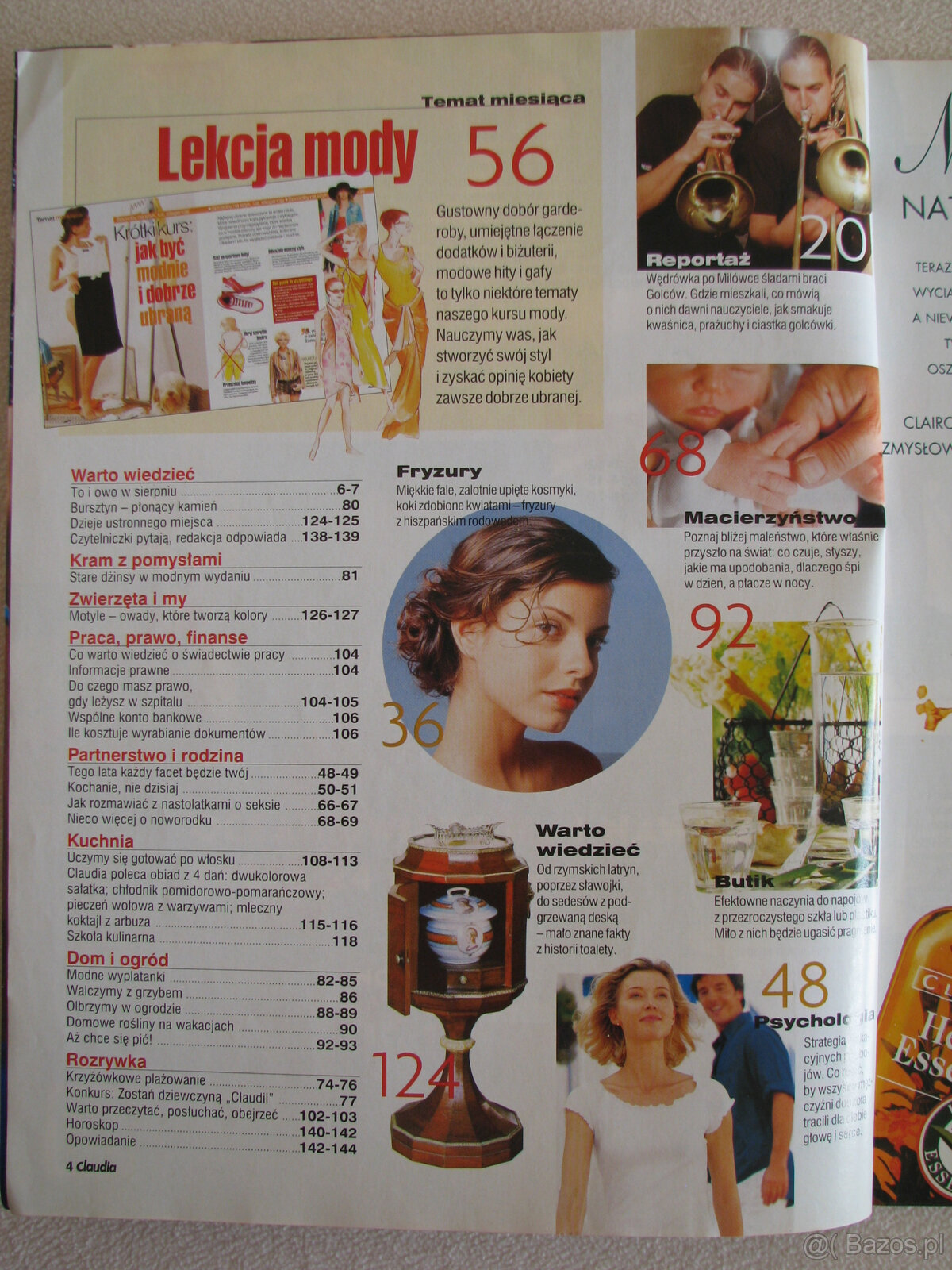 Magazyn Claudia – miesięcznik z lat 1997 - 2013 - 13