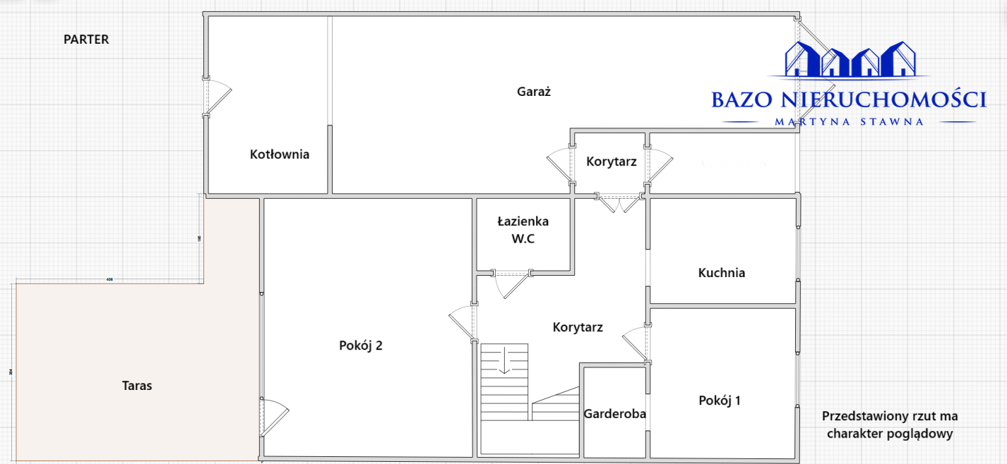 Kiełczewo dom w zabudowie szeregowej ( 2 mieszkania ) blisko - 13