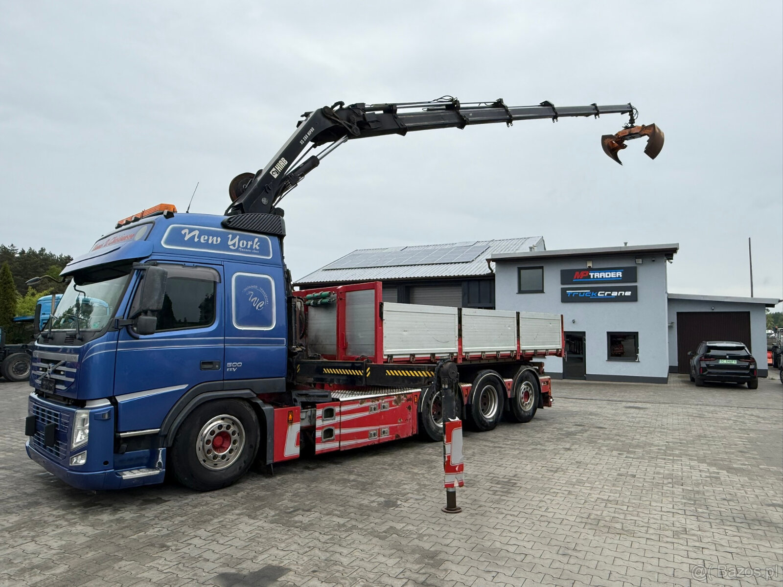 VOLVO FM500 8x4 tridem Hiab XS288-EP5 radio - 13