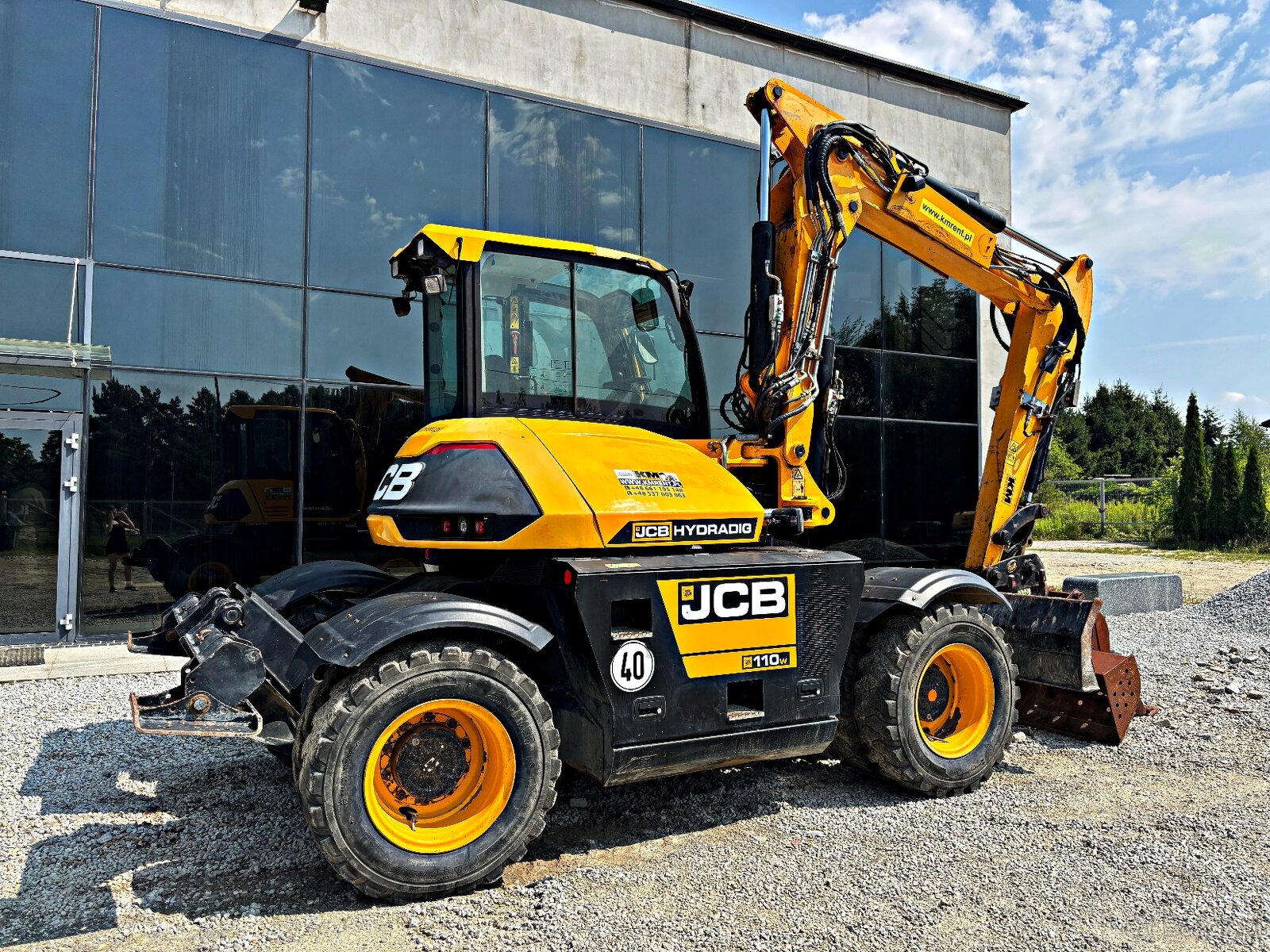 JCB HD110WT 4F KOPARKA KOŁOWA HYDRADIG POWERTILLT 2018R | LI - 13