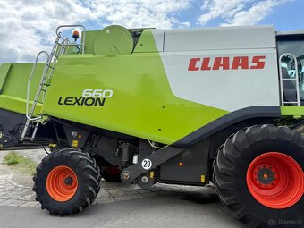 Kombajn zbożowy Claas Lexion 660 heder V750 rok pro 2011 spr - 13