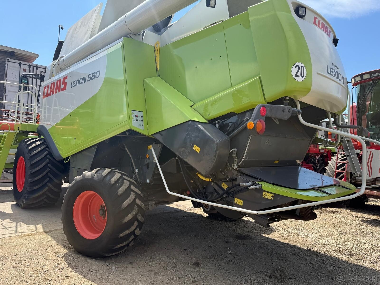 Kombajn zbożowy Claas Lexion 580 heder V750 laser pilot spro - 14