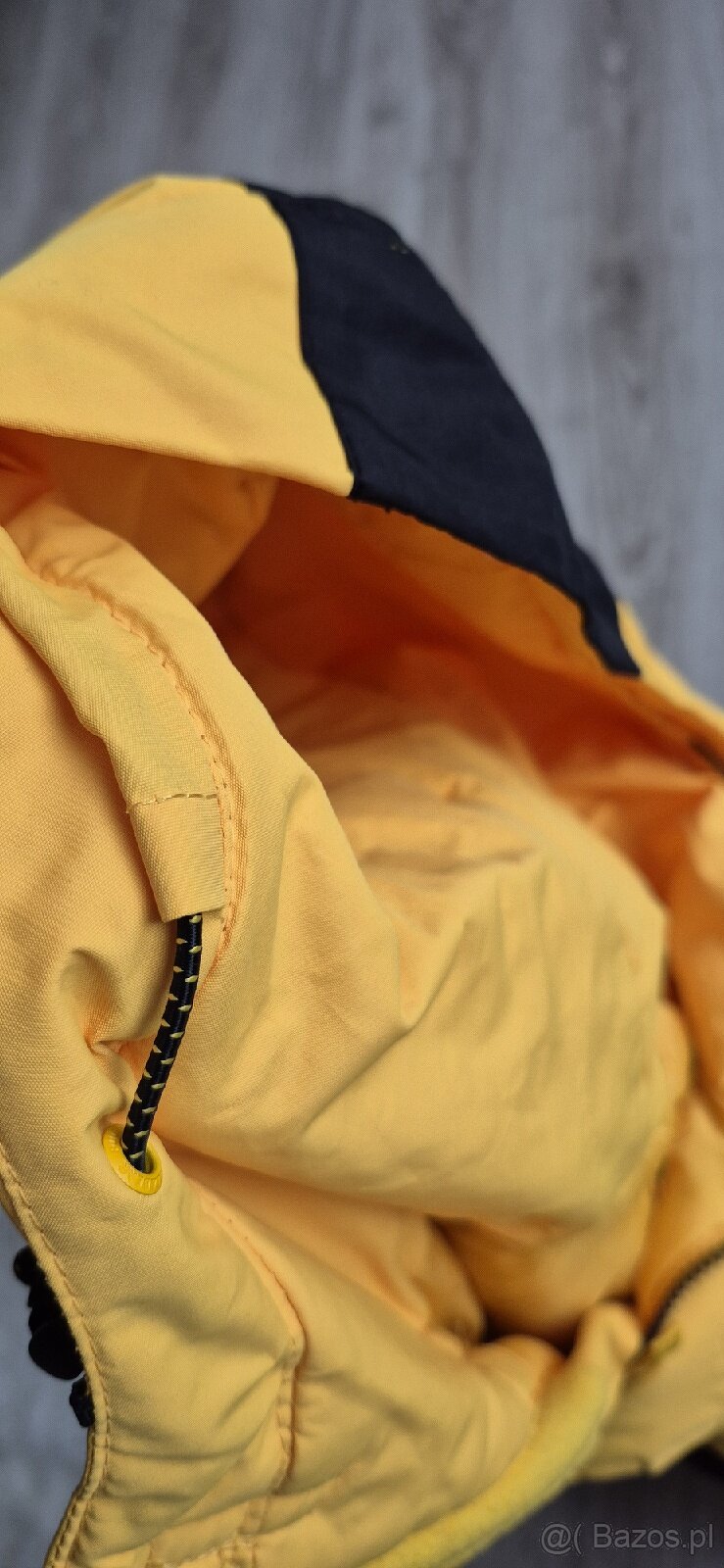 Pull&Bear Żółto-Czarna kurtka kangurek męska rozm. M - 14