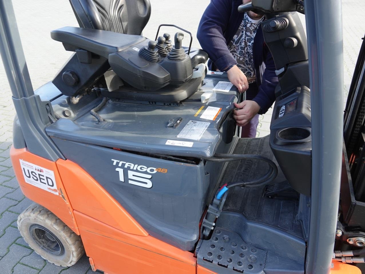 Wózek widłowy unoszący Toyota 8FBMT15 (Traigo 15) - 14