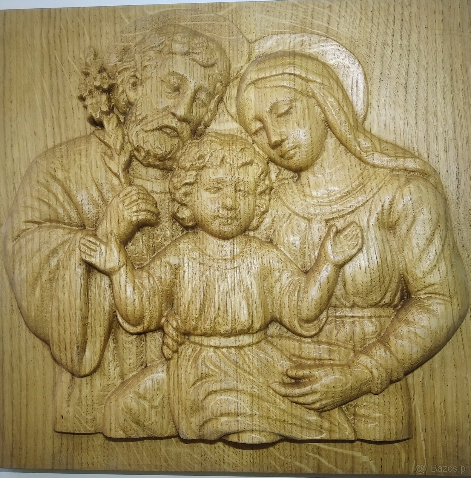Madonna, Jezus, posągi, krzyż, świecznik, miska - 14
