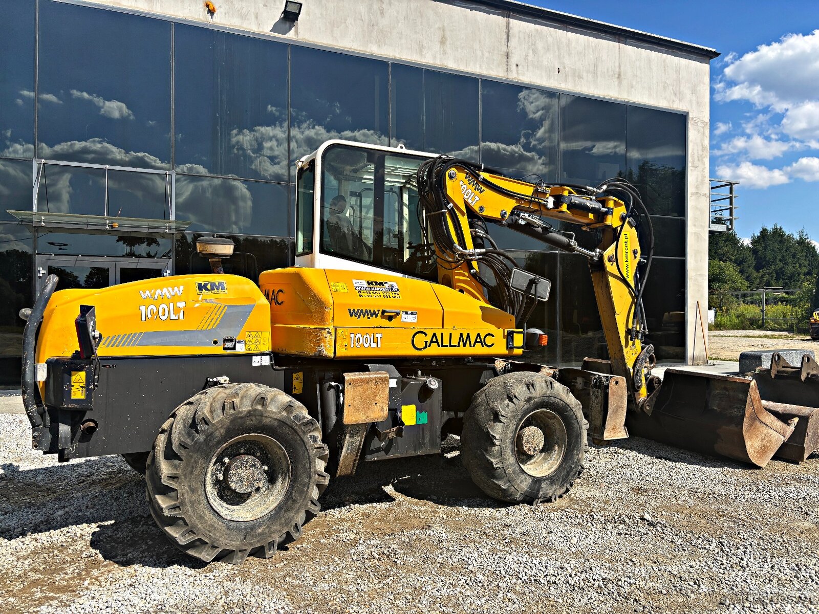GALLMAC WMW 100L T KOPARKA KOŁOWA 2009R | KOMATSU PW 98, 110 - 14