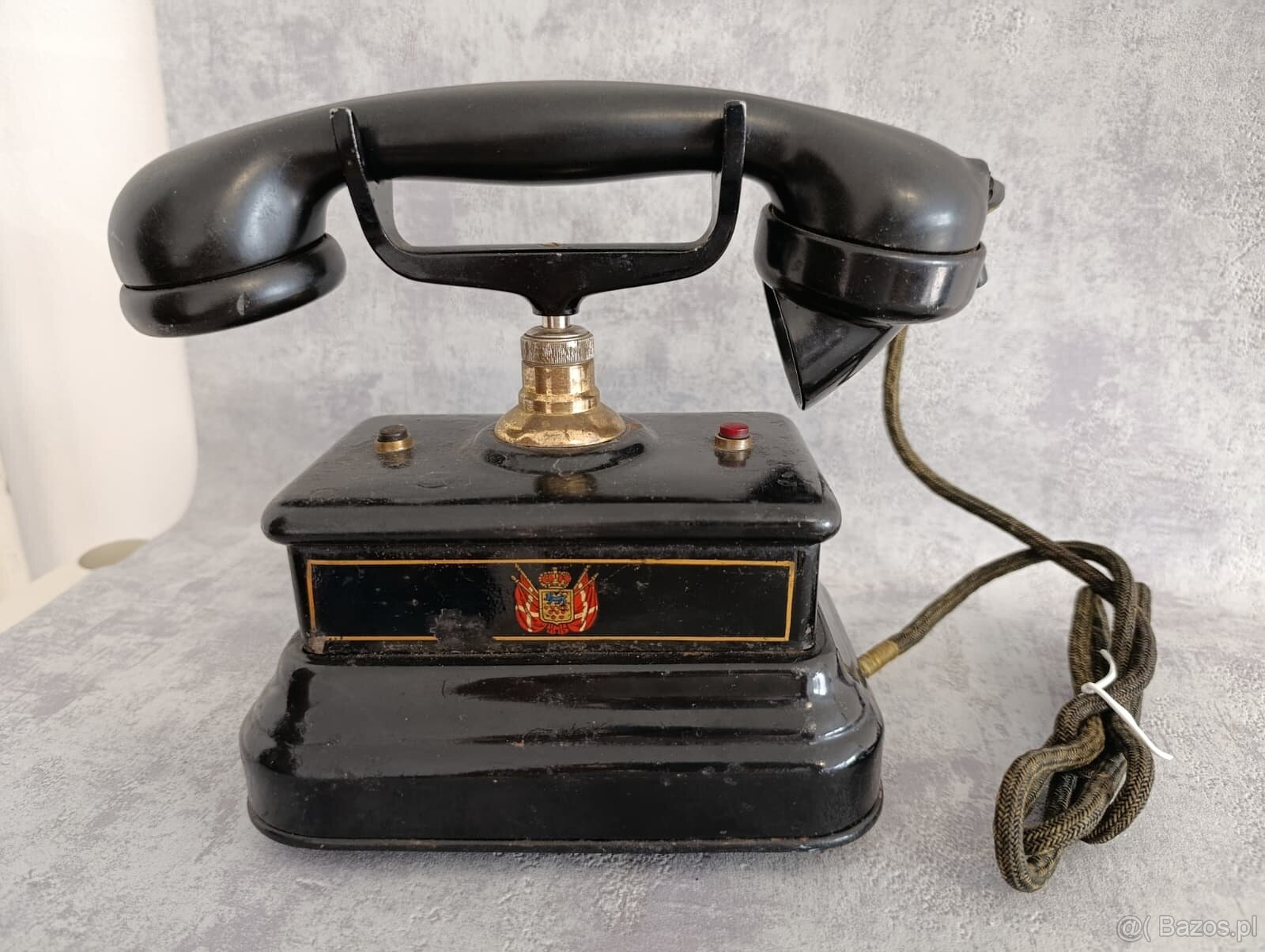 Bardzo stary duński telefon Jydsk z poczty w Kopenhadze. - 14