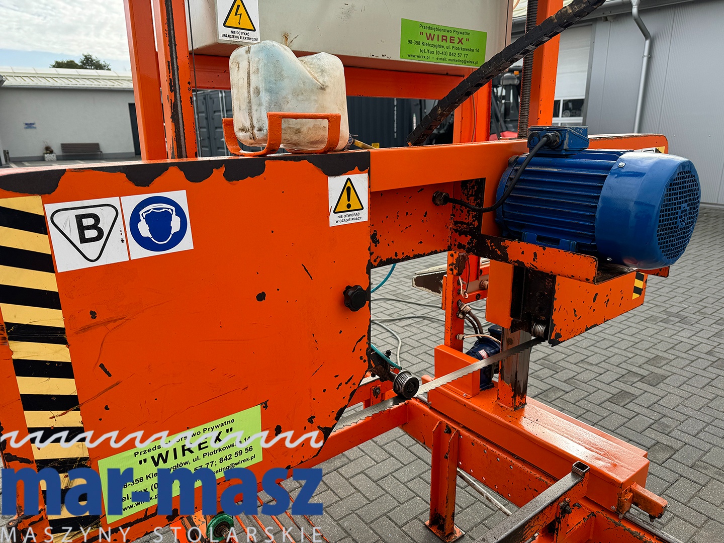 Trak pilarka taśmowa pozioma WIREX typ CZ-1 hydrauliczny - 14