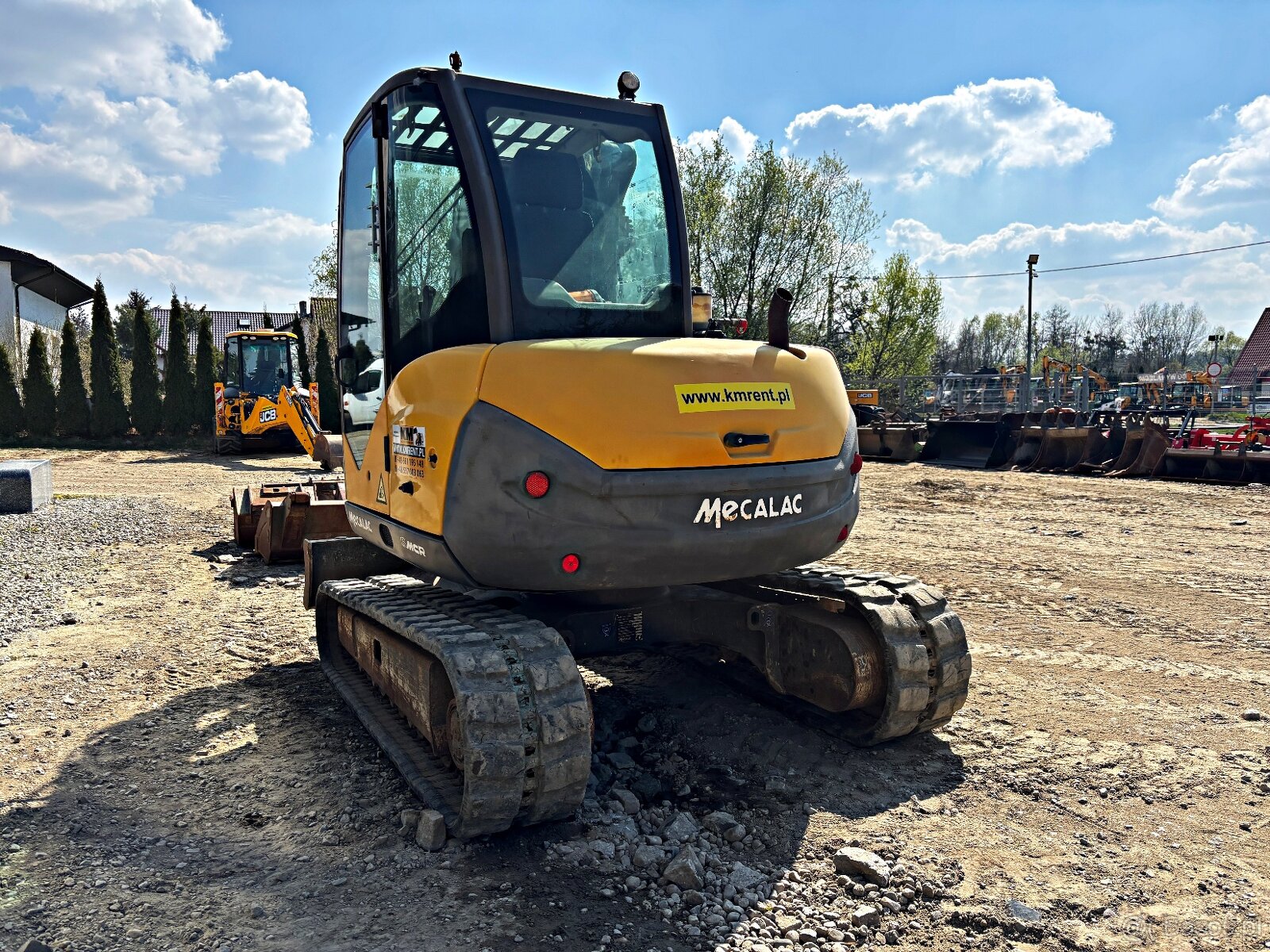 Mecalac 6 MCR MINI-KOPARKA 2014R. MTH: 2887 | 8 MCR JCB 805 - 14