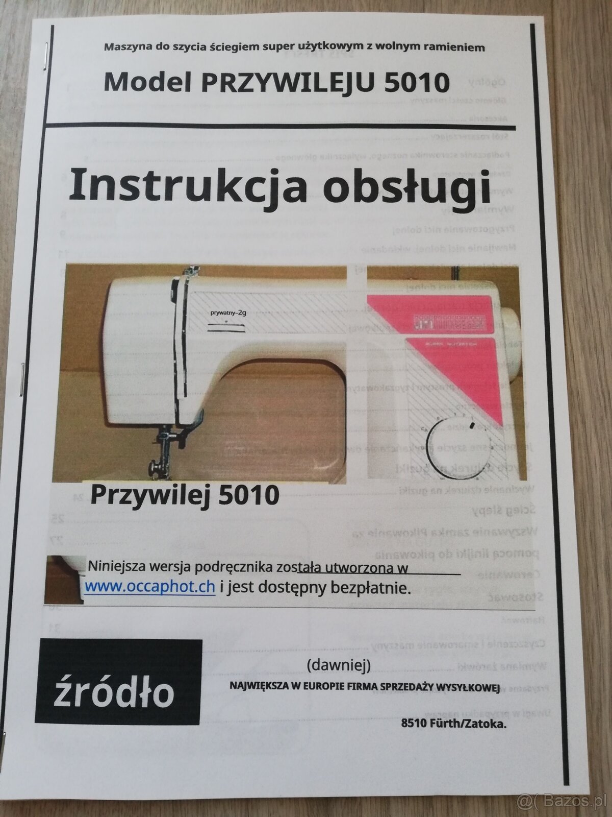 Sprzedam niemiecką nową elektryczną maszynę do szycia. - 14