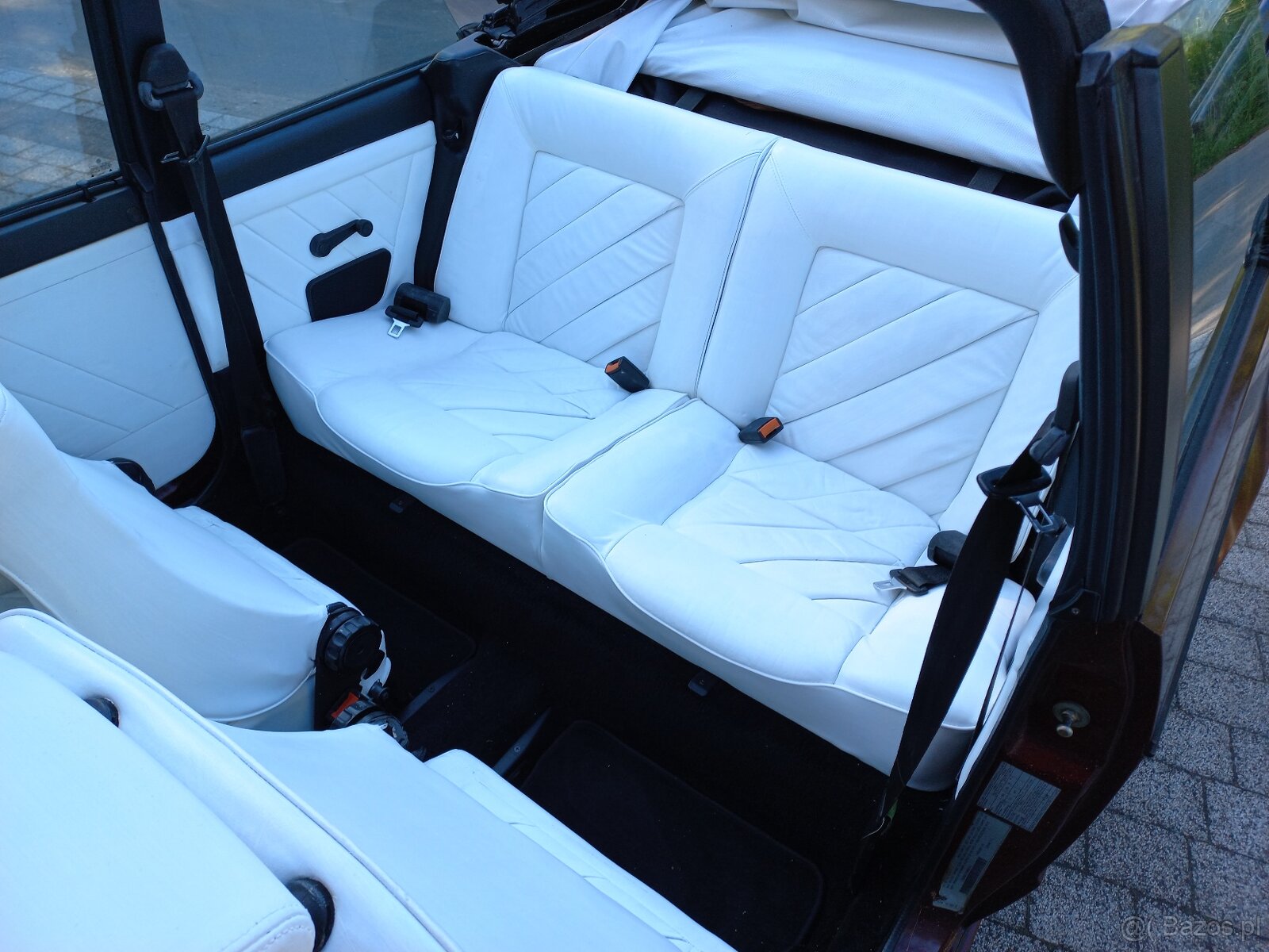 vw golf mk1 cabrio klima skóry kamann bez rdzy oryginał - 14