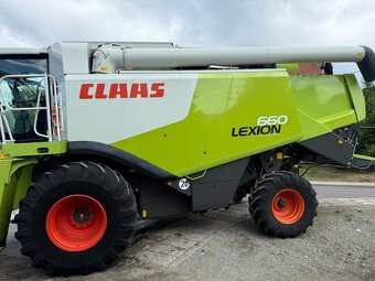 Kombajn zbozowy Claas Lexion 660 heder V750 rok pr 2011  spr - 14