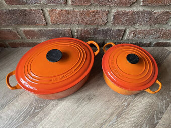 Zestaw garnków żeliwnych Le Creuset w kolorze pomarańczowym, - 14