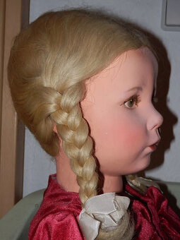 Antyczny manekin dziewczynki Käthe Kruse, muzealnej jakości, - 14