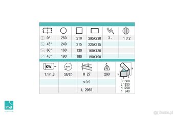 Przecinarka taśmowa IMET GBS 242 GH – Dostępna od ręki - 14