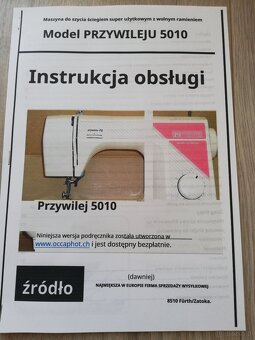 Sprzedam niemiecką nową elektryczną maszynę do szycia. - 14
