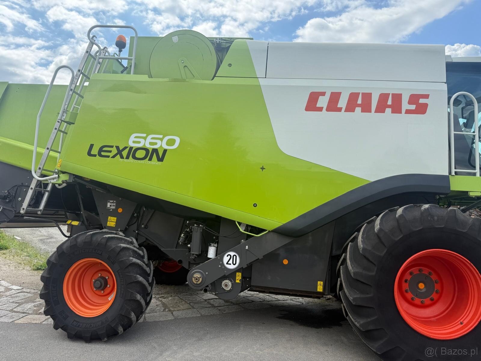 Kombajn zbożowy Claas Lexion 660 heder V750 rok pro 2011 spr - 15