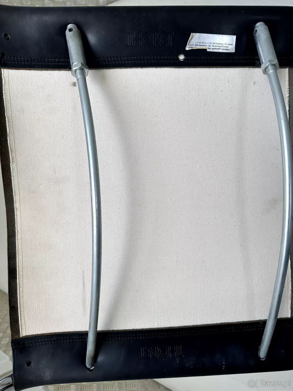 7 x Thonet S33 Cantilever Chair Bauhaus Classic Leather Blac - 15