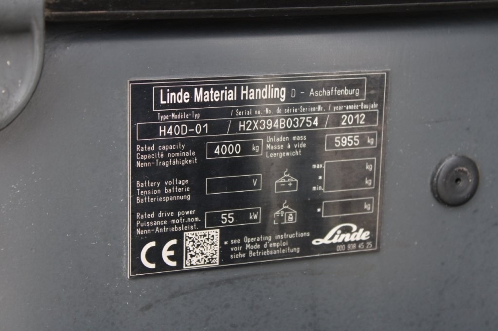 Linde H40D-01 - 15