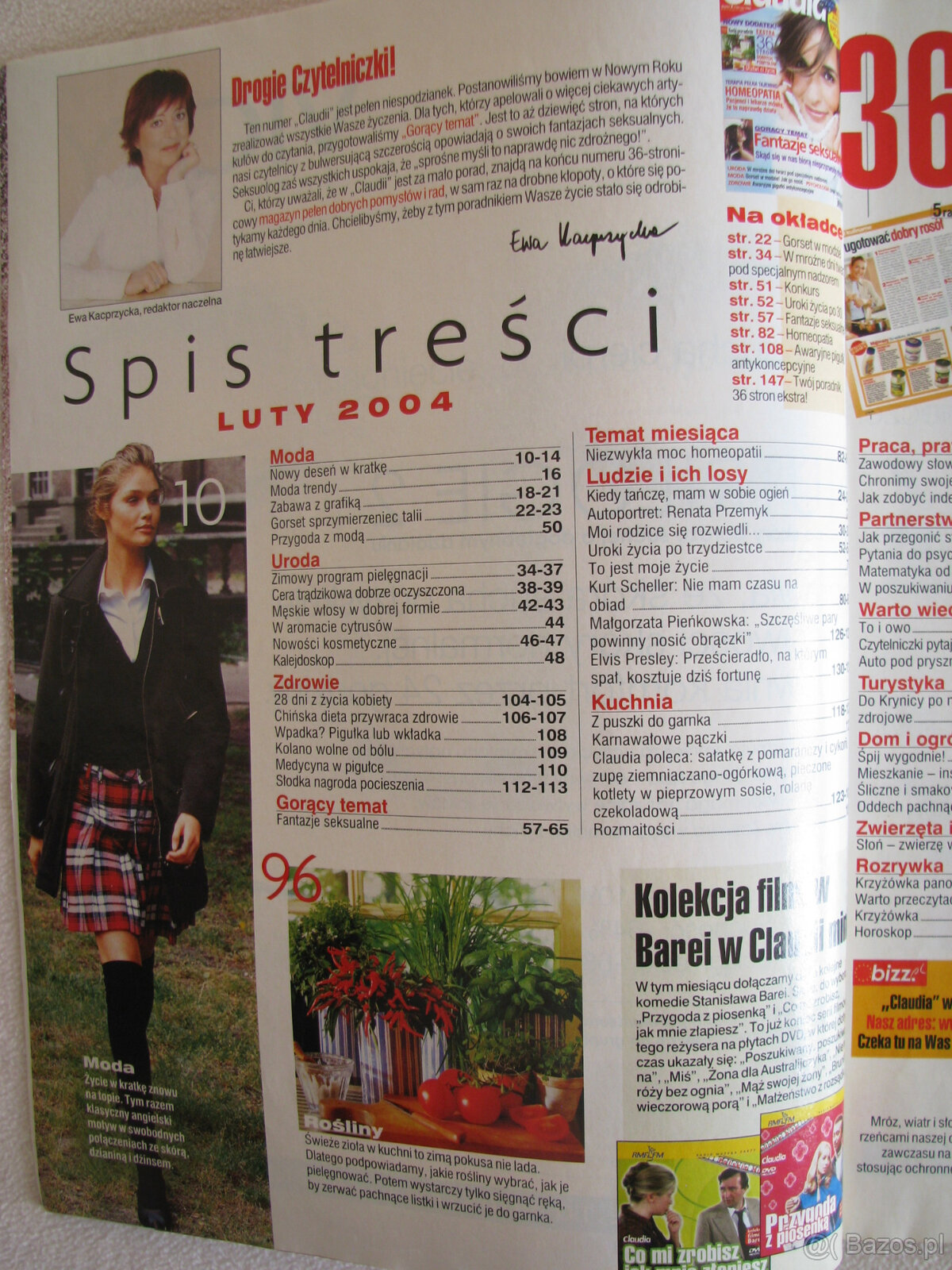 Magazyn Claudia – miesięcznik z lat 1997 - 2013 - 15