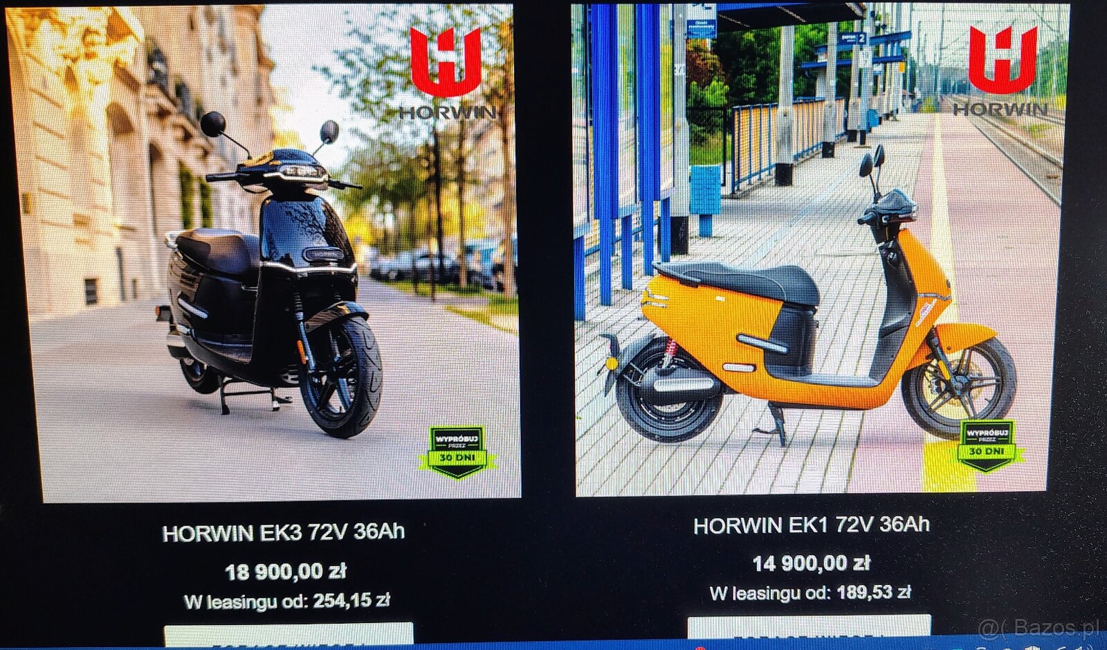 Horwin EK1 50 cm3 +NOWY-Tempom+Bieg wsteczny+Kask+Gwarancja - 15