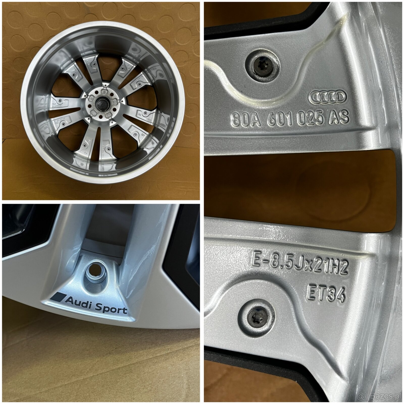 Felgi Audi Q5 SQ5 8,5Jx21 ET34 80A601025AS - 15