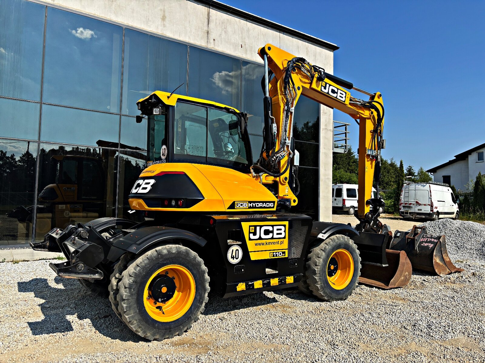 JCB HD110WTT4 KOPARKA KOŁOWA HYDRADIG POWERTILLT 2017R. | LI - 15