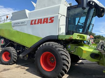 Kombajn zbożowy Claas Lexion 580 heder V750 laser pilot spro - 15
